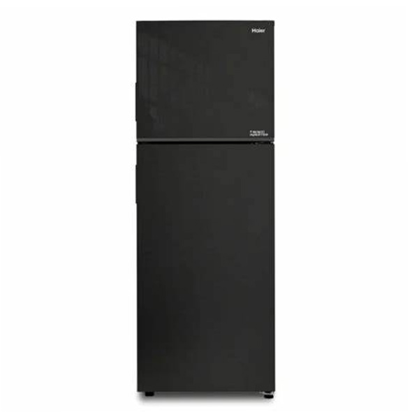 Haier HRF-386TBG 366L No-Frost Refrigerator – Twin Inverter, 360° Cooling, Black Silver Finish