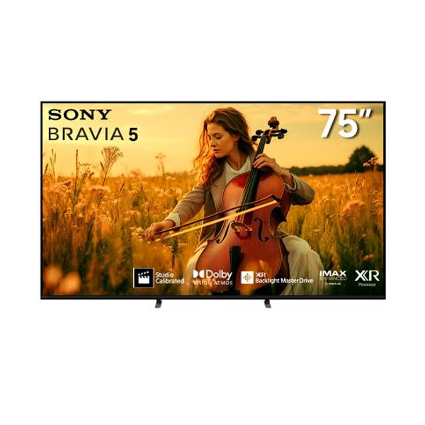 Sony Bravia 5 75” Class Mini LED 4K HDR Google TV (2025), K-75XR50
