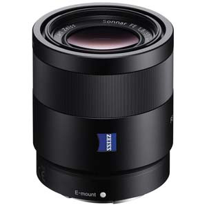 Sony Sonnar T* FE 55mm F1.8 ZA Lens