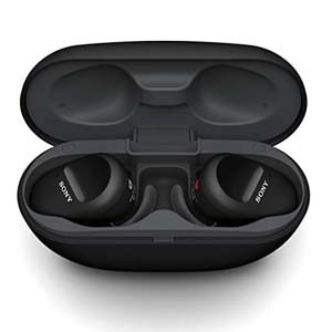 Sony WF-SP800N Wireless Noise Cancelling Headphones for Sports - Black