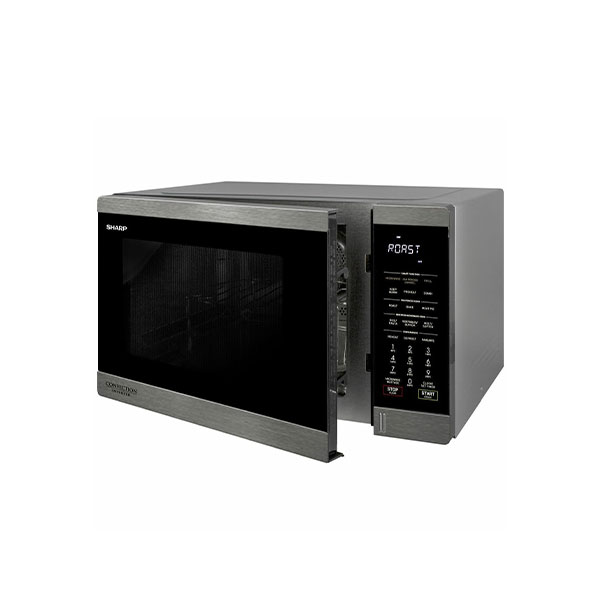 Sharp Inverter Grill & Convection Microwave Oven R-890E (BS) | 32 Liters – Black Stainless Steel