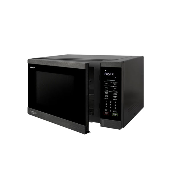 Sharp Solo Inverter Microwave Oven R-395E (BS) | 34 Liter – Black Stainless Steel