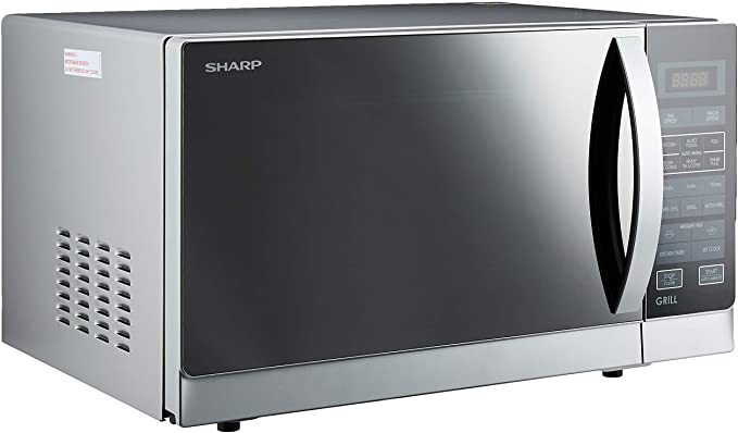 Sharp Grill Microwave Oven R-72A1-SM-V | 25 Litres - Mirror Silver