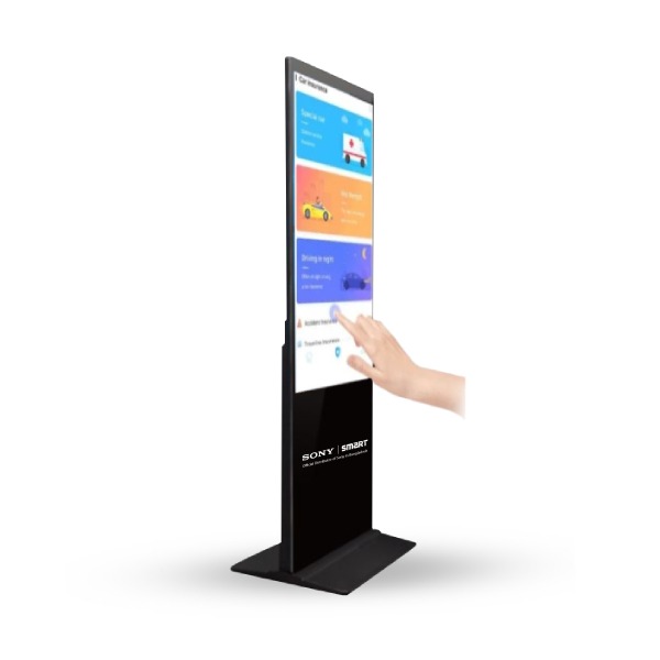 Smart Digital Vertical Display 55 Inch Kiosk | SEV-55SA4KDV